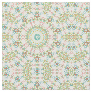 Kleurrijk Geometrisch Mandala Patroon Stof