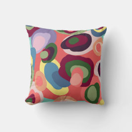 Kleurrijk geometrisch ontwerp kussen