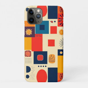 Kleurrijk Geometrisch Patroon Dagelijkse Grip iPhone 11 Pro Hoesje