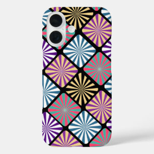 Kleurrijk geometrisch patroon iPhone / iPad hoesje