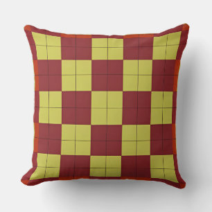 Kleurrijk Geometrisch Patroon met Abstracte Vormen Kussen