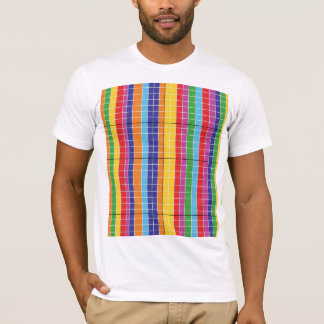 Kleurrijk geometrisch patroon T-shirt | Moderne re