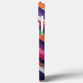 Kleurrijk Geometrisch Patroonleder Case-Mate iPhone Case (Achterkant / Links)