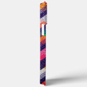 Kleurrijk Geometrisch Patroonleder Case-Mate iPhone Case (Achterkant / Rechts)