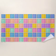 Kleurrijk Geometrisch Rasterpaneel