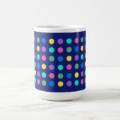 Kleurrijk Geometrisch Stippen Drinkware Ontwerp - Koffiemok (Center)
