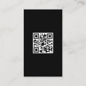 Kleurrijk geometrisch Wereldbol | QR-code Visitekaartje (Achterkant)