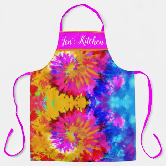 KLEURRIJK GEPERSONALISEERD ABSTRACT DESIGN STROPDA SCHORT (Voorkant)