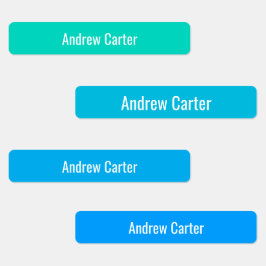 Kleurrijk Gepersonaliseerd Kinder ijzer op waterdi Labels