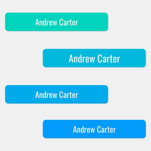 Kleurrijk Gepersonaliseerd Kinder ijzer op waterdi Labels (Groep)