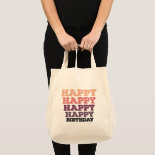 kleurrijk geschenk voor blijdschap tote bag