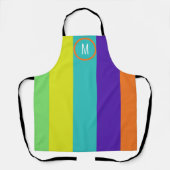 KLEURRIJK GESTREEPT MONOGRAM SCHORT (Voorkant)