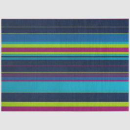 Kleurrijk Gestreept Stof Art Tissue Papier