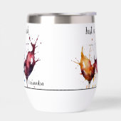 Kleurrijk Gewoon een Splash of Wine Waterverf (Links)