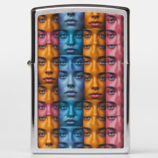 Kleurrijk gezichtspatroon