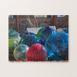 Kleurrijk glas harmonie puzzel, 28 cm x 35,5 cm, 2 legpuzzel