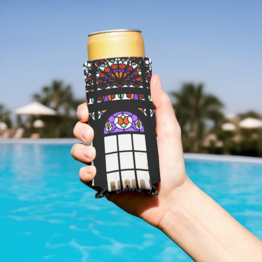 Kleurrijk Glas in lood (Insitu Zwembad)