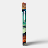 Kleurrijk Glas in lood Abstractie Case-Mate iPhone Case (Achterkant / Links)