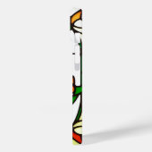 Kleurrijk Glas in lood met bloemen Case-Mate iPhone Case (Achterkant / Links)