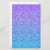 Kleurrijk glitter en sparkles Patroon Briefpapier (Voorkant / Achterkant)