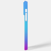  Kleurrijk Gradient Custom Monogram Modern Case-Mate iPhone Case (Achterkant / Links)