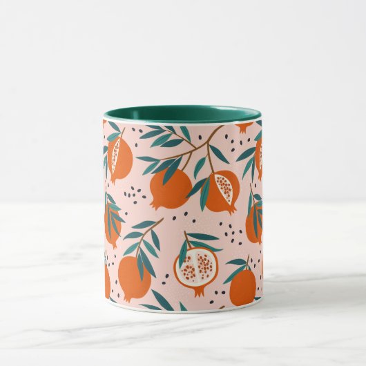 Kleurrijk Granaatappel Patroon Mok (Midden)