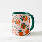 Kleurrijk Granaatappel Patroon Mok (Voorkant rechts)