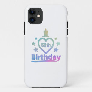 kleurrijk grappig, ik hou van mijn 50ste verjaarda iPhone 11 hoesje