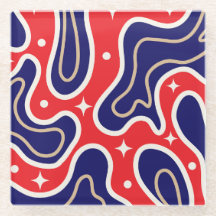 kleurrijk groovy monogram naam