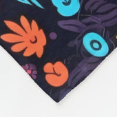 Kleurrijk Haan patroon Fleece Deken (Hoek)