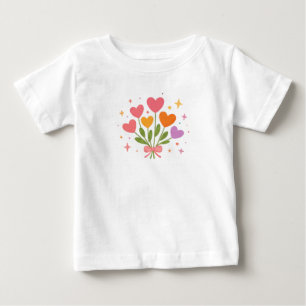 Kleurrijk Hart Boeket Whimsical Pastel Valentijn