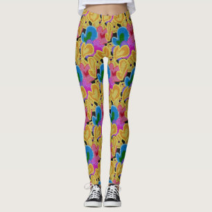 Kleurrijk Hartjes Design Leggings