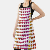 Kleurrijk Hartpatroon – Leuk & Speels Design Schort (Insitu)