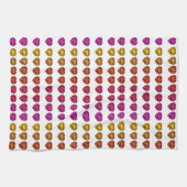 Kleurrijk Hartpatroon – Leuk & Speels Design Theedoek (Horizontaal)