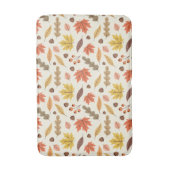 Kleurrijk Herfstblad Herfst Patroon Badmat (Voorkant Verticaal)