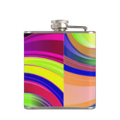 kleurrijk heupfles (Achterkant)