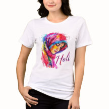 Kleurrijk Holi Dames T-shirt