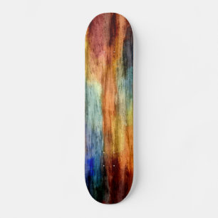 kleurrijk hout Abstract art. 4 Skateboard