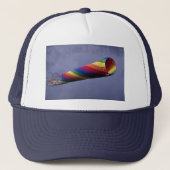 Kleurrijk Huge en kleurrijke windsok Trucker Pet (Voorkant)