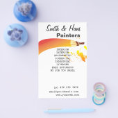 Kleurrijk Huis Schilder Kunstenaar Flyer (Enkel)