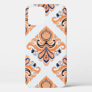Kleurrijk ikatpatroon in stijl. Elegant et iPhone 12 Hoesje