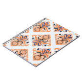 Kleurrijk ikatpatroon in stijl. Elegant et Notitieboek (Linkerzijde)