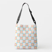 Kleurrijk Inka-kruis diagonaal patroon Crossbody Tas (Achterkant)