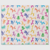 Kleurrijk Inpakpapier Met Ballondieren (Vlak)