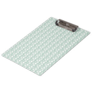 Kleurrijk inpakpapier met een herhalend patroon va klembord