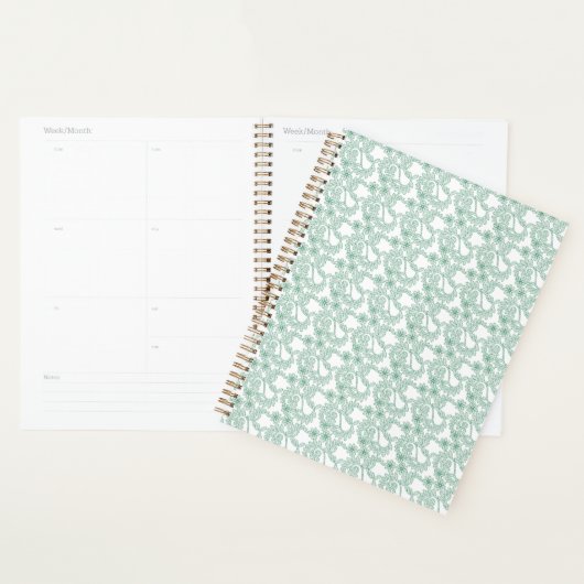 Kleurrijk inpakpapier met een herhalend patroon va planner (Display)