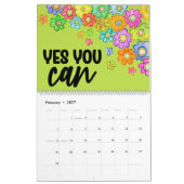 Kleurrijk Inspirerend Botanisch Kalender (Feb 2027)