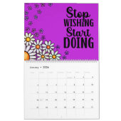 Kleurrijk Inspirerend Botanisch Kalender (Jan 2026)