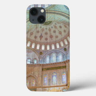 Kleurrijk interieur koepelplafond van Blauwe Moske iPhone 13 Hoesje