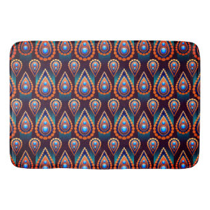 Kleurrijk juweel paisley motief badmat